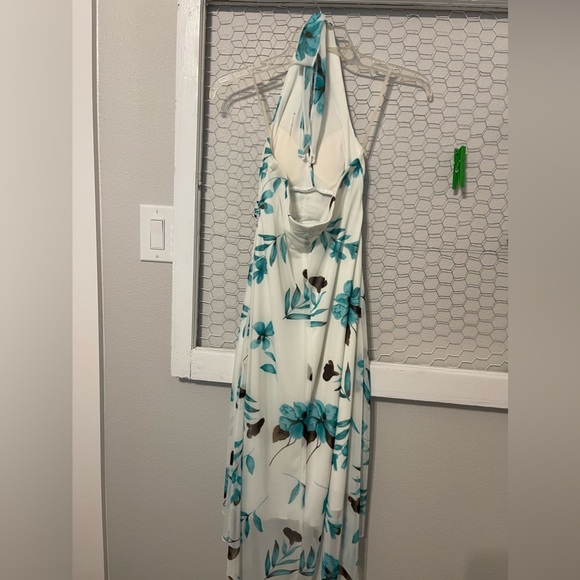 Speechless Women's White and Blue Dress Size Small - Picture 4 of 5